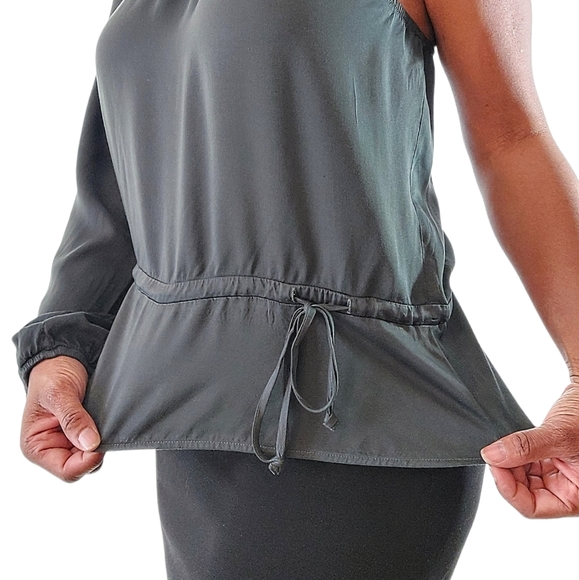 Cloth & Stone Green Evereve One Shoulder Blouse - Picture 7 of 10